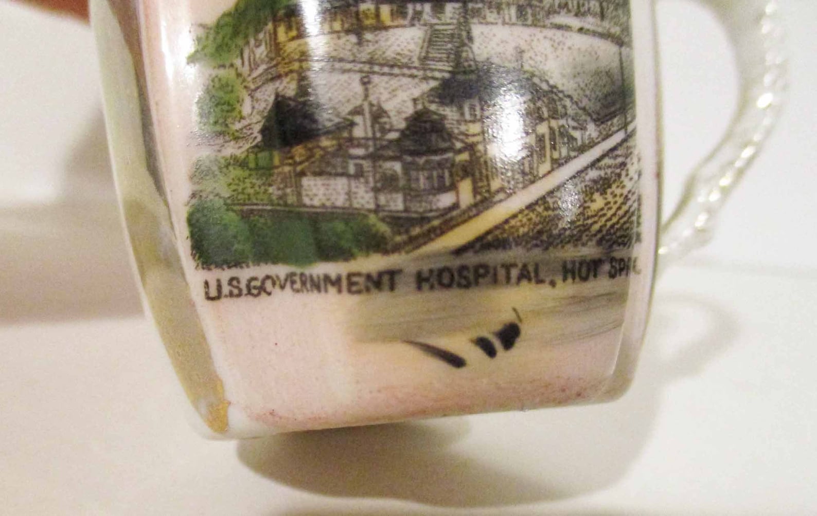 Wheelock Made in Germany Souvenir China Miniature Mustache Cup Etsy