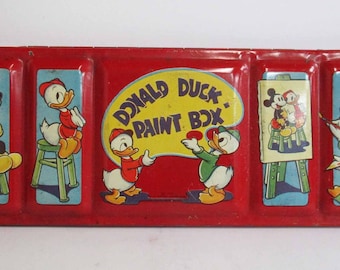 Vintage Mickey Mouse Paint Box 1928–1978 – Disney 50th Anniversary