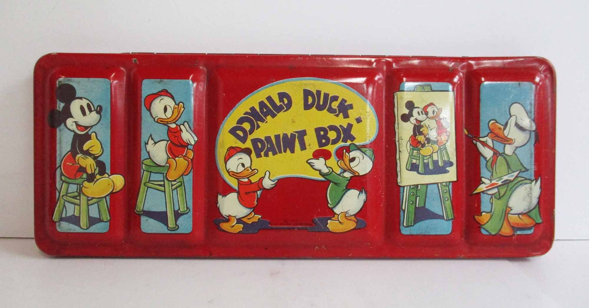 Mickey Paint Box - Etsy Canada