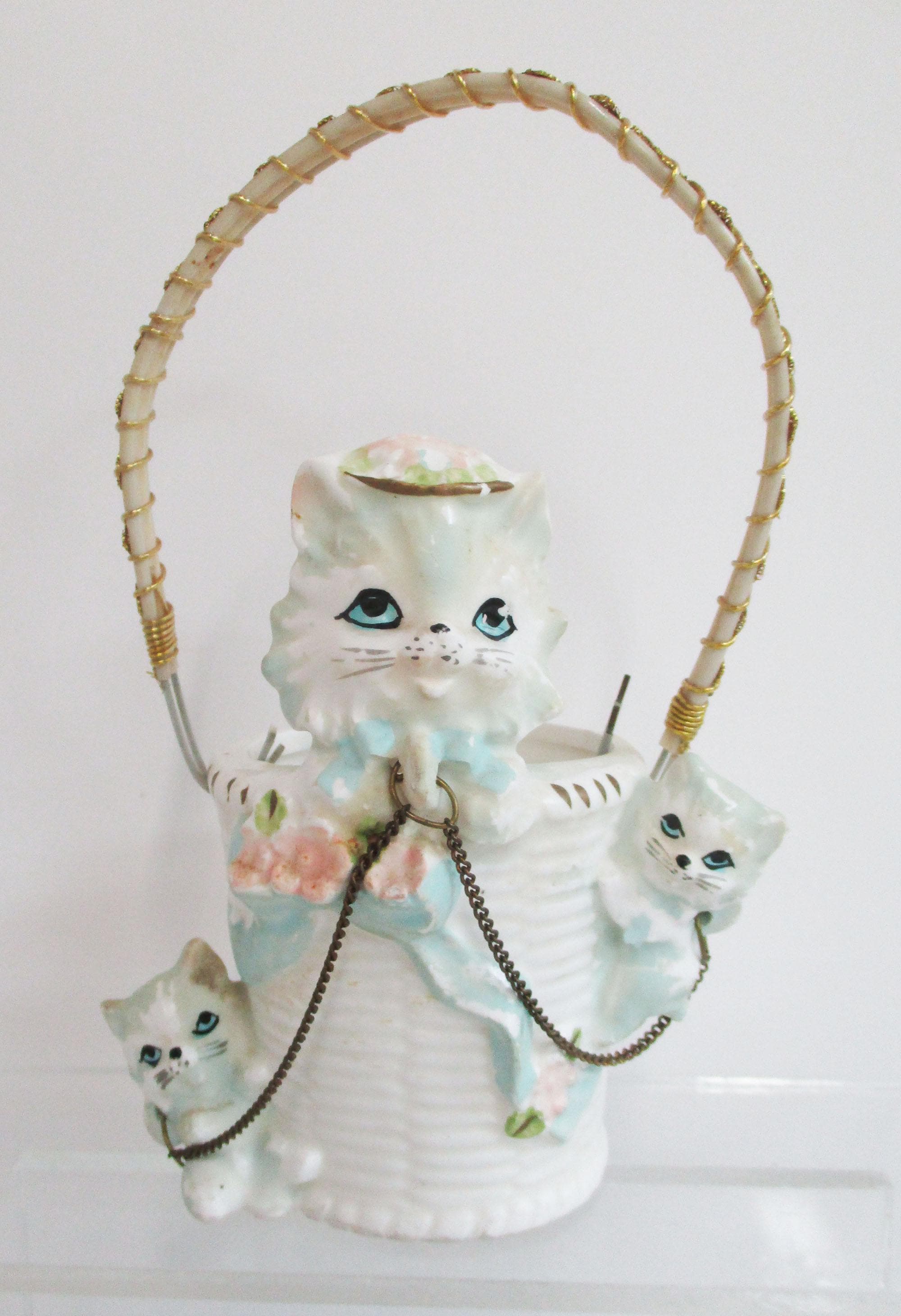 Vintage Chained Cats - Etsy