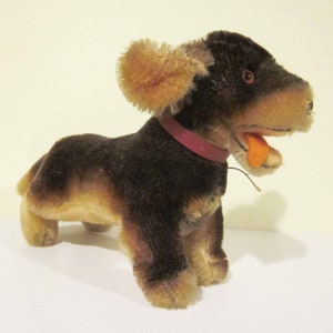 【アンティーク】シュタイフ 犬のぬいぐるみ　Dachshund Bazi Steiff dachshund - Etsy 日本 【アンティーク】シュタイフ 犬の