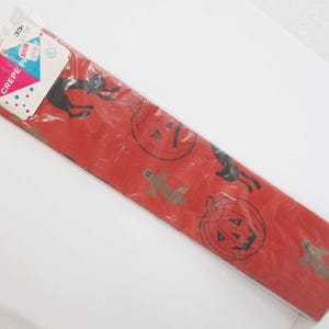 Vintage Halloween Dennison Unopened Package of Crepe Paper 1960s