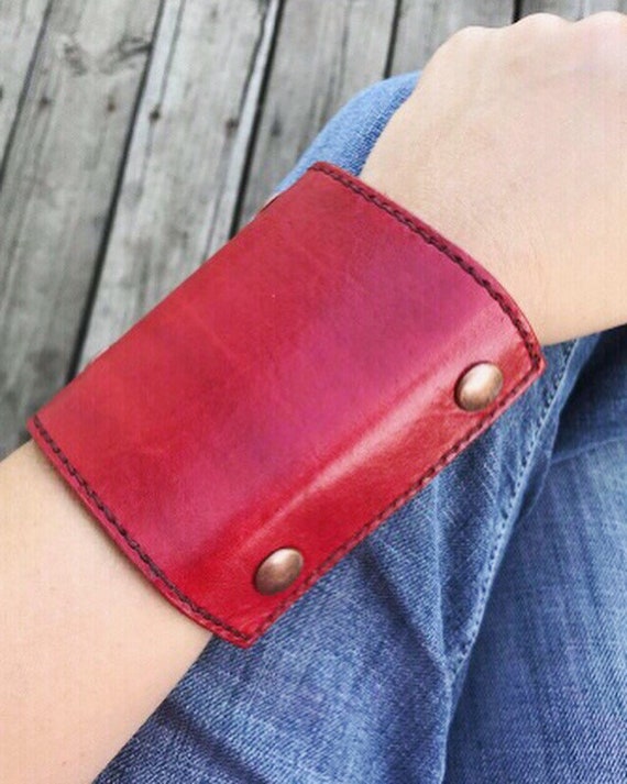 Leather Wrist Wallet Cuff - Leather Wrist Wallet Leather Wrist Wallet Cuff - Leather Wrist Wallet