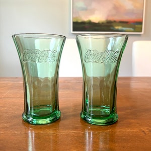 Very Cool Pair of Vintage Coca-Cola Glasses!