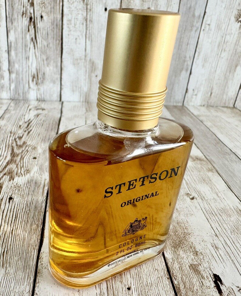 NEW Stetson Original 2 oz Cologne Splash by Coty - RARE 2oz Glass Bottle 画像 5