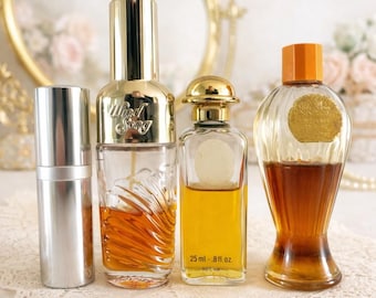 Vintage Perfume Lot of 4 Wind Song Calvin Klein Eternity Hermes Caleche Bourjois