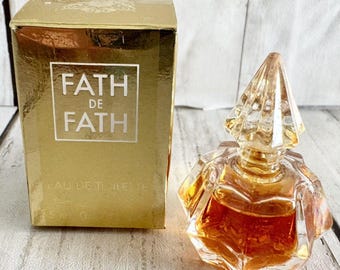 Vintage Jacques Fath de Fath Eau de Toilette Miniature .17 fl oz 5 ml Perfume