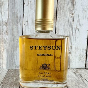 NEW Stetson Original 2 oz Cologne Splash by Coty - RARE 2oz Glass Bottle 画像 1