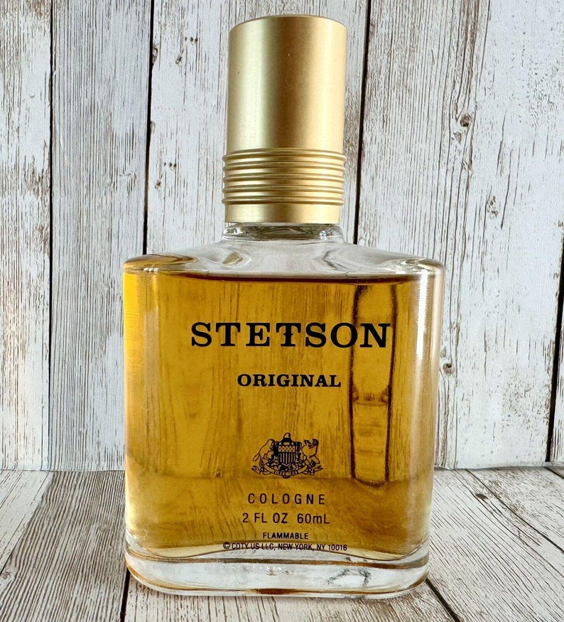 NEW Stetson Original 2 oz Cologne Splash by Coty - RARE 2oz Glass Bottle 画像 1