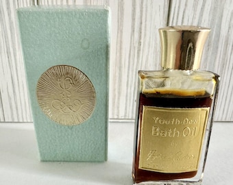 Vintage Estee Lauder YOUTH DEW 1/4 oz Mini Bottle Bath Oil NEW Old Stock w/Box