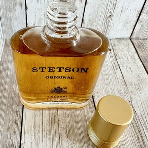 NEW Stetson Original 2 oz Cologne Splash by Coty - RARE 2oz Glass Bottle 画像 4