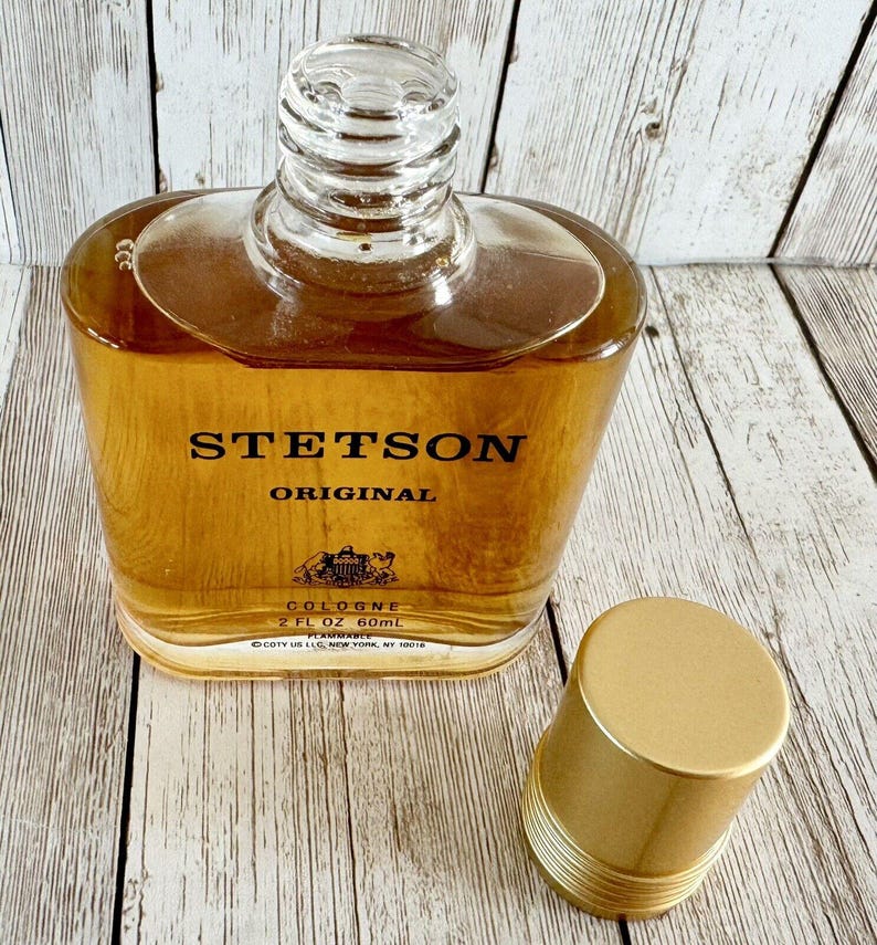 NEW Stetson Original 2 oz Cologne Splash by Coty - RARE 2oz Glass Bottle 画像 4