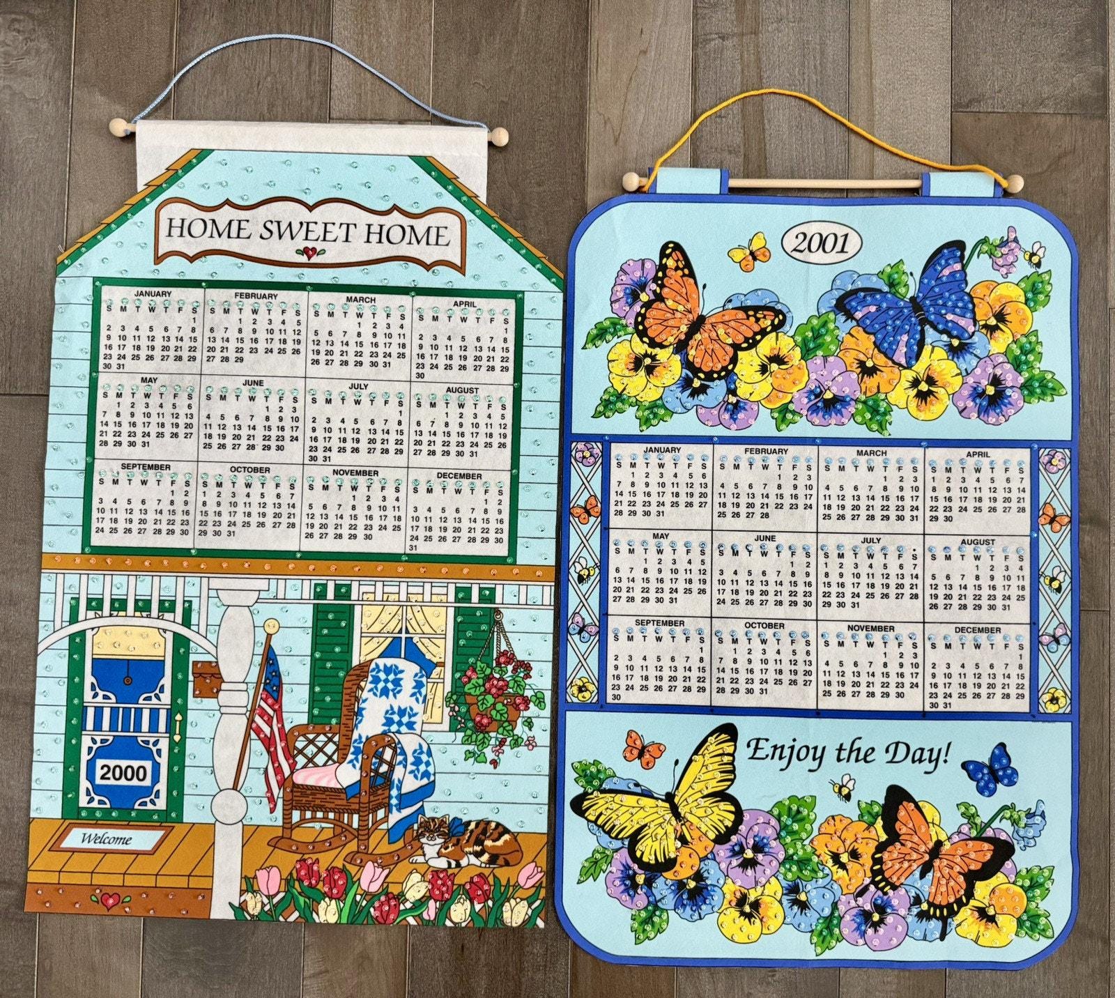 2001 Calendar - Etsy