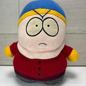 Vintage 90s Eric Cartman South Park Plush 8" Toy Doll Weighted Feet