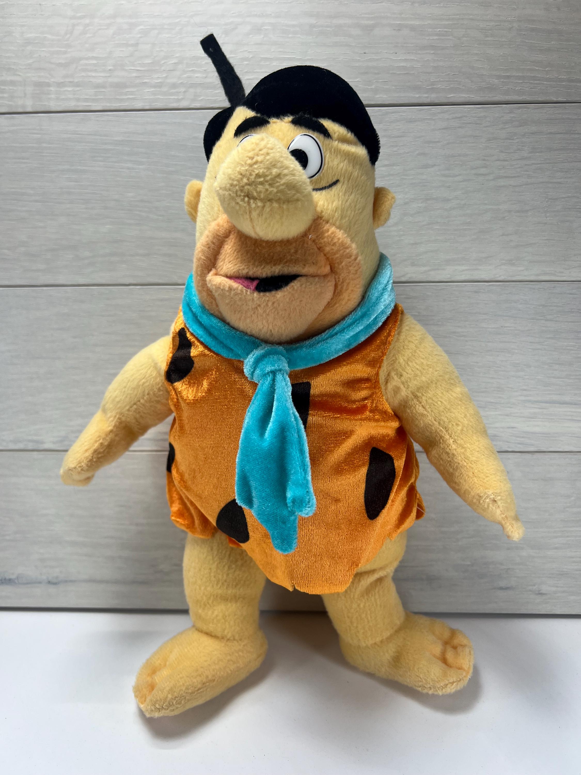 Vintage Fred Flintstones Plush 12'' Exclusive Six Flags Grand
