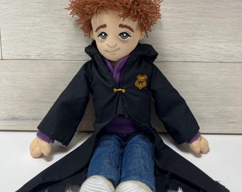 Vintage 2001 Harry Potter Gryffindor Friends Ron Plush Doll 12''