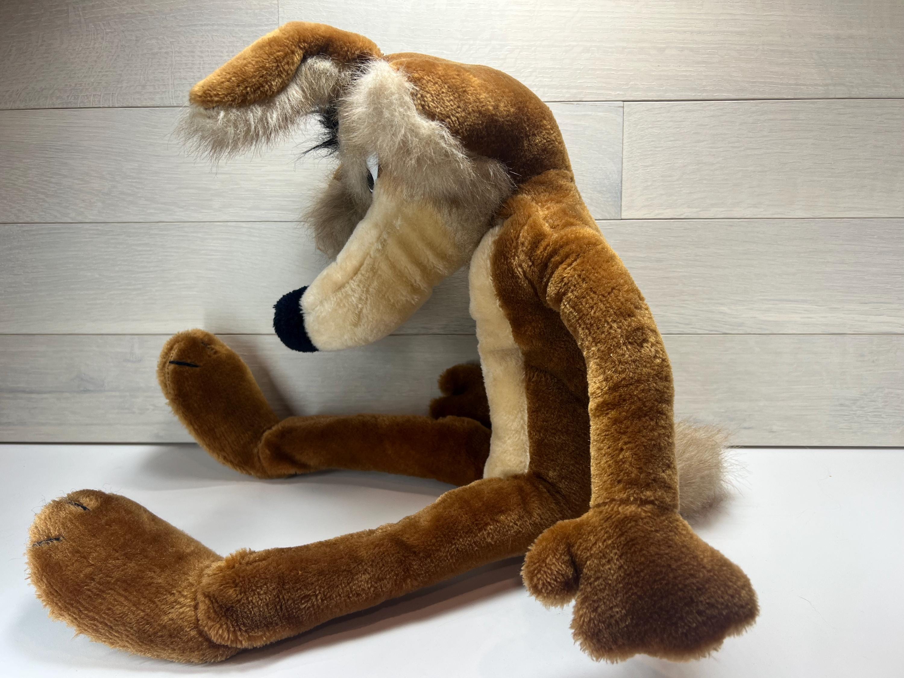 Vintage Large Wile. E Coyote 24” Poseable Plush Doll Mighty Star  display picture 1
