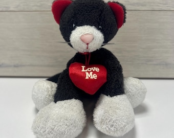 Gund Pequeño 5'' Biscuit Gatito Blanco y Negro Love Me Peluche Gatito #14070