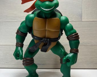 2002 Playmates Teenage Mutant Ninja Turtles Giant Michaelangelo 12” Figure TMNT