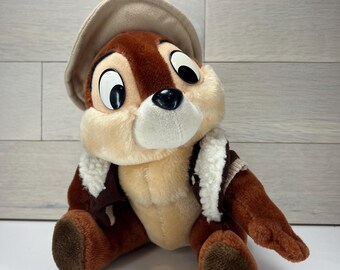 Vintage Chip n Dale Rescue Rangers Plush Chip Disneyland Walt Disney World Made in Korea