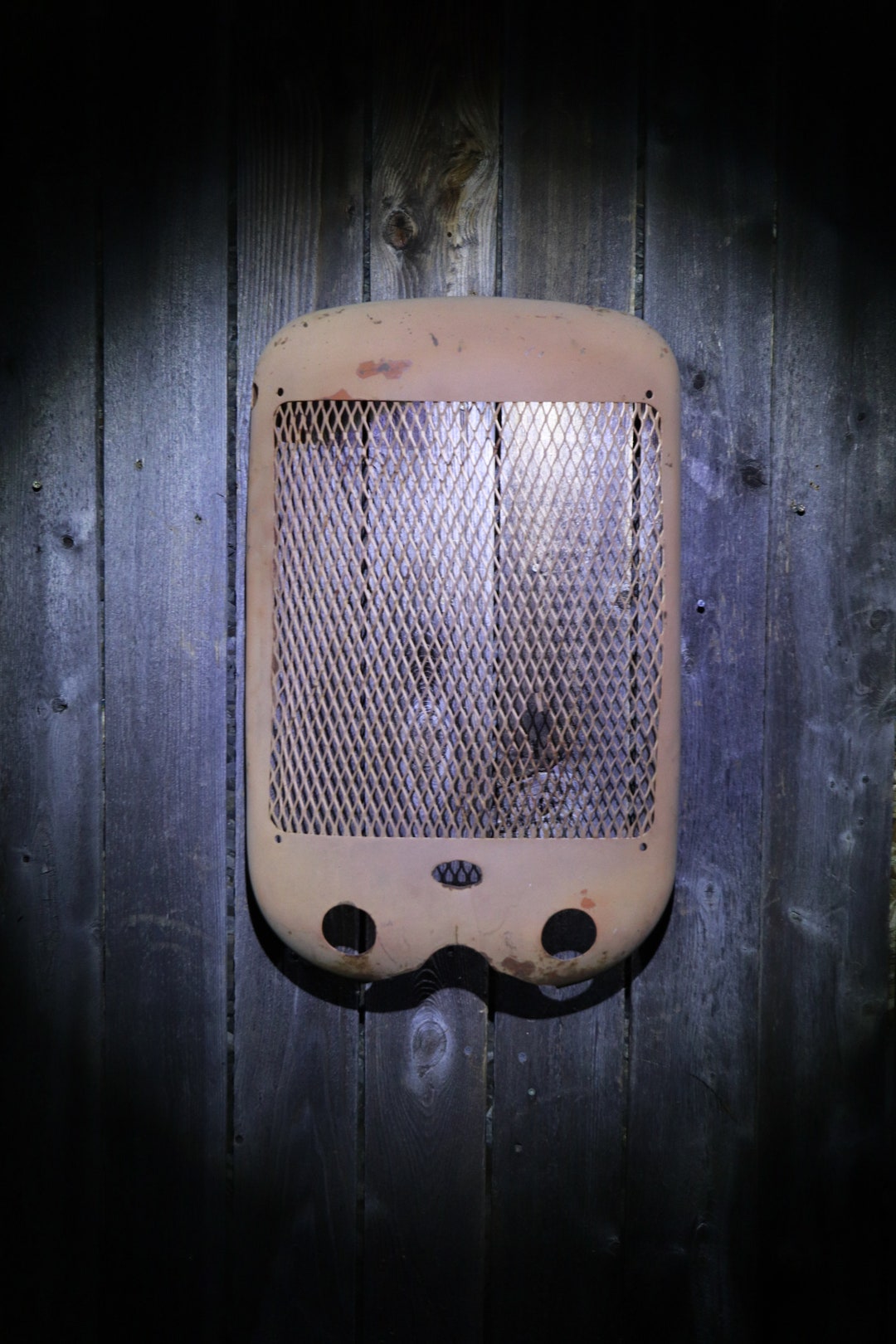 Rustic AC Tractor Grille Wall Art Allis Chalmers Peach Etsy