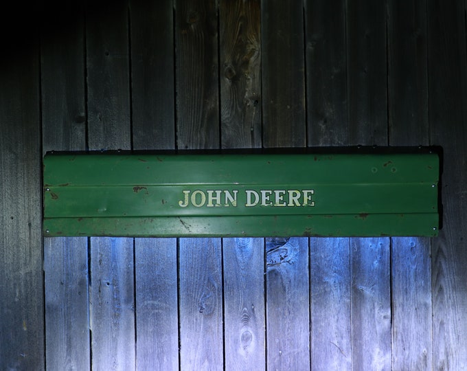 John Deere Tractor Panel Light/Tractor Grill - Industrial Farmhouse look will be a conversation piece in your home or business!