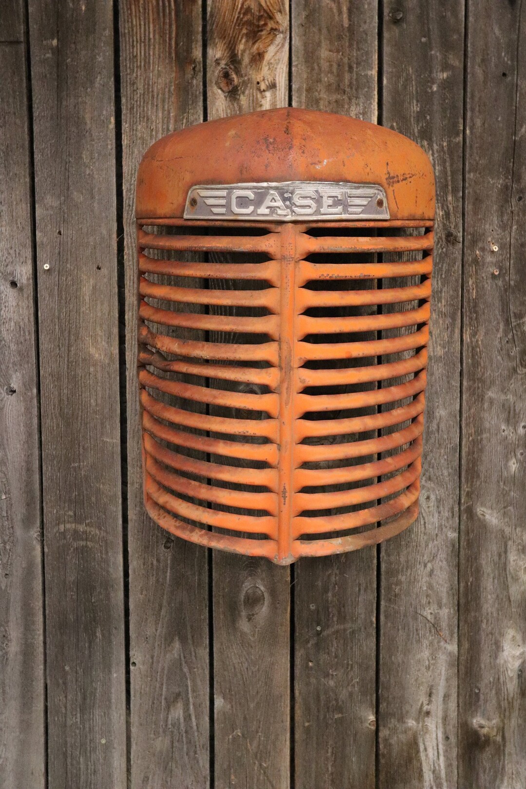 Case Tractor Grill Wall Hanging W/ Light Industrial Farm Etsy
