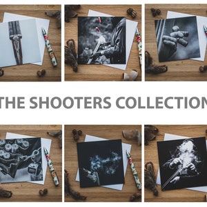 Juego de tarjetas de felicitación de Shooters