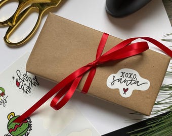 Autocollants de Noël, autocollants de fêtes