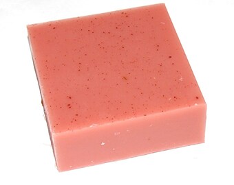 Rejuvenating CITRUS ROSE Soap with Kaolin Clay - Handmade with Lemon, Orange, and Rose Essential Oils - All-Natural, Sustainable, and Vegan