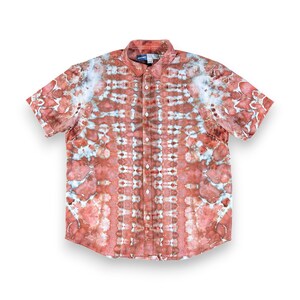 Chemise Vintage Spencers Tye Dye à Manches Courtes - Taille M Homme