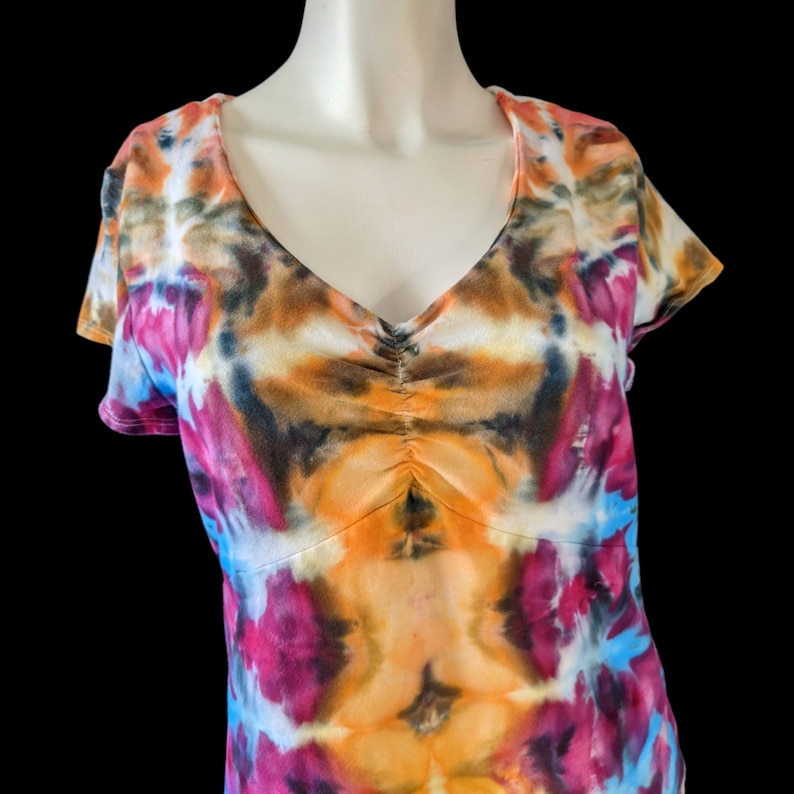 Upcycled Women/'s Tie Dye Shirt Size XL