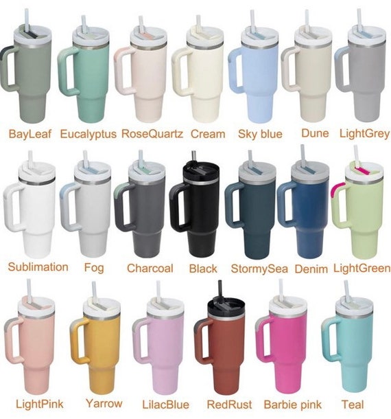 Ready To Ship- 40 oz Sublimation Tumbler W/ Handle