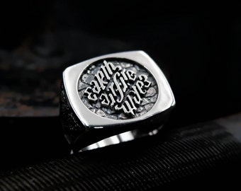 Jewelry - Anello, Illuminati Piramide Occhio In Acciaio Inox - Foto 4