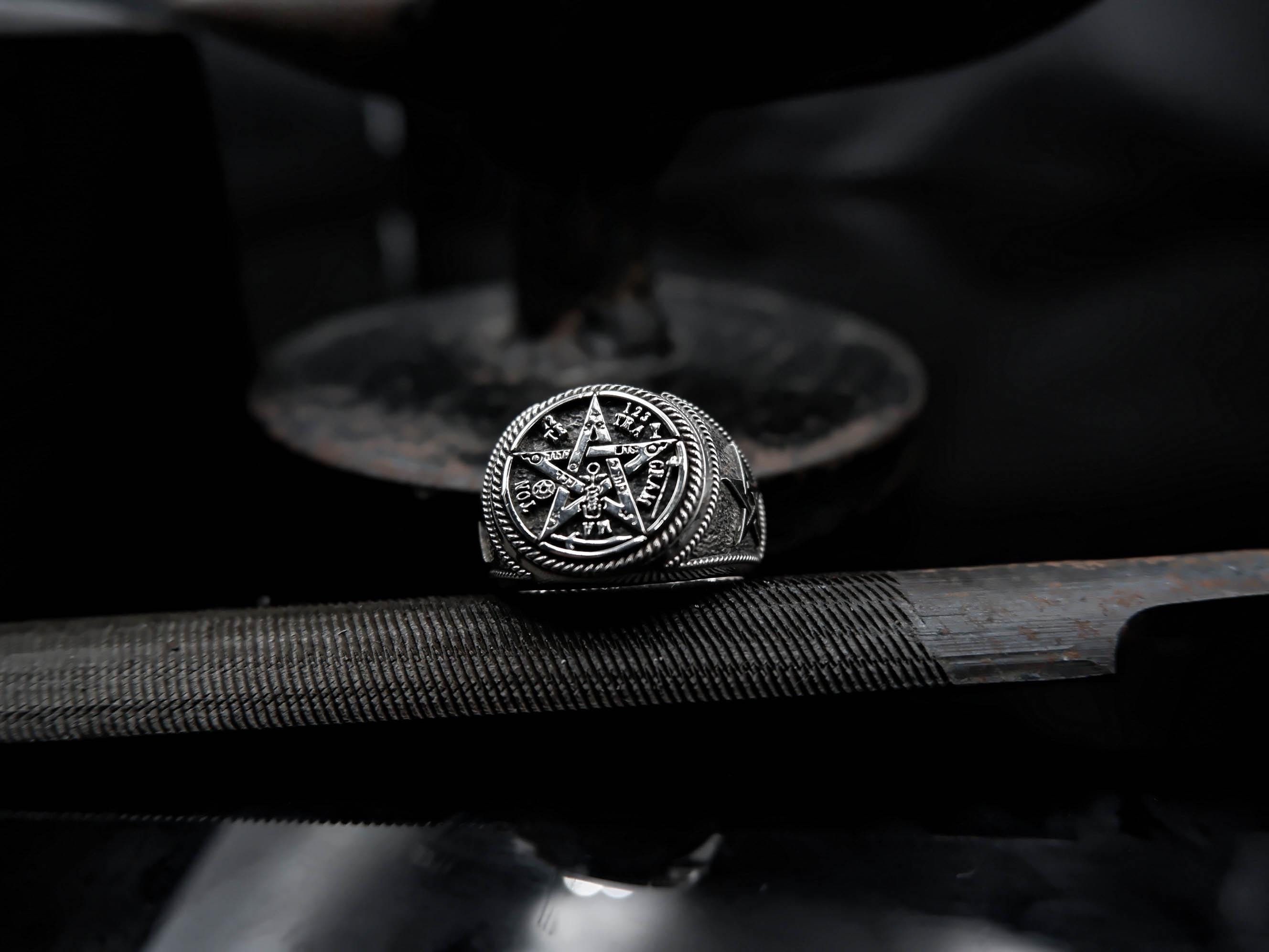 Tetragrammaton Ring Sterling Silver - Etsy