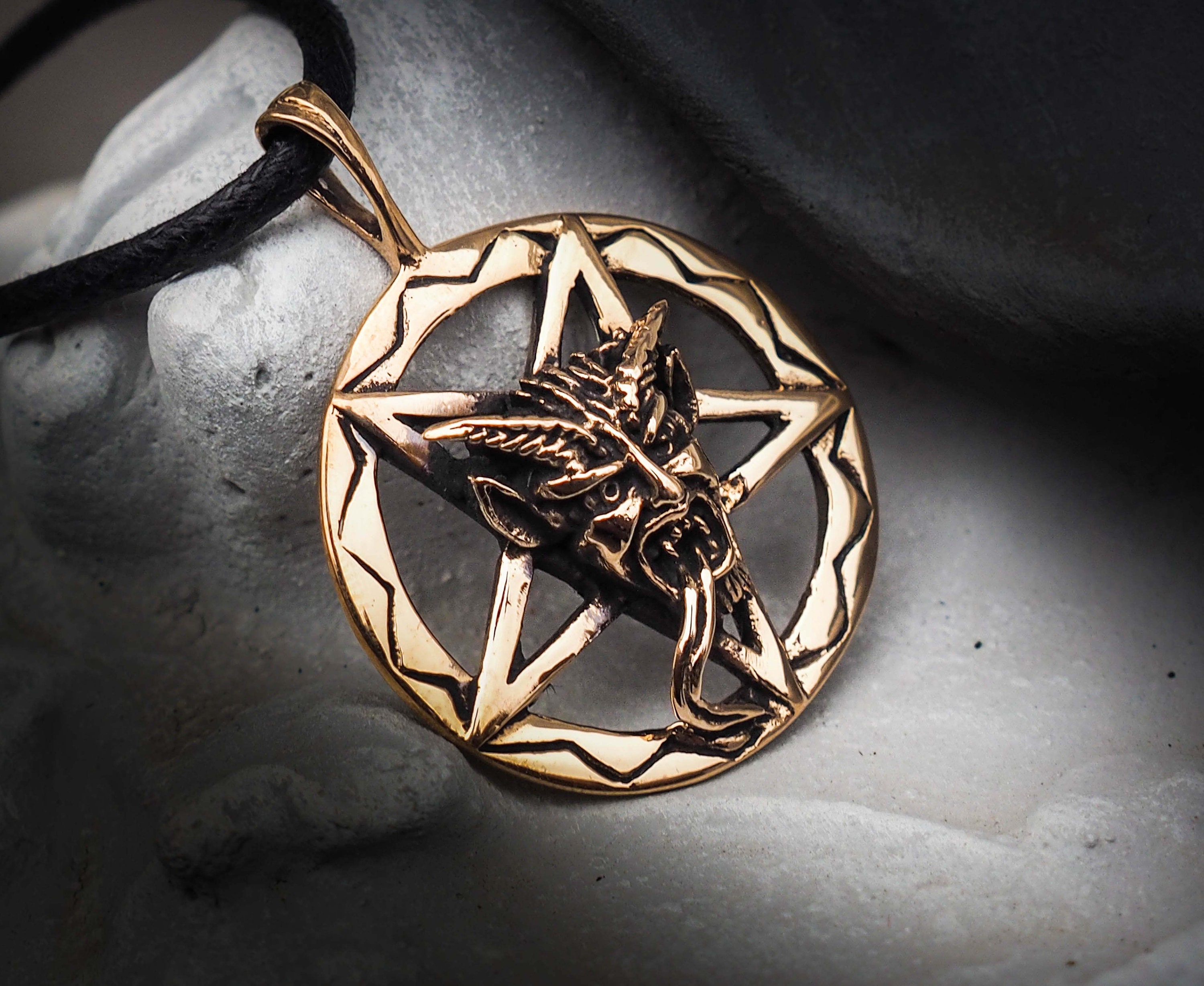 Baphomet pentagram deals necklace