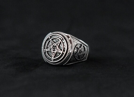 definitiv Gemüsehändler Portal sigil of baphomet ring Zunge Farbstoff