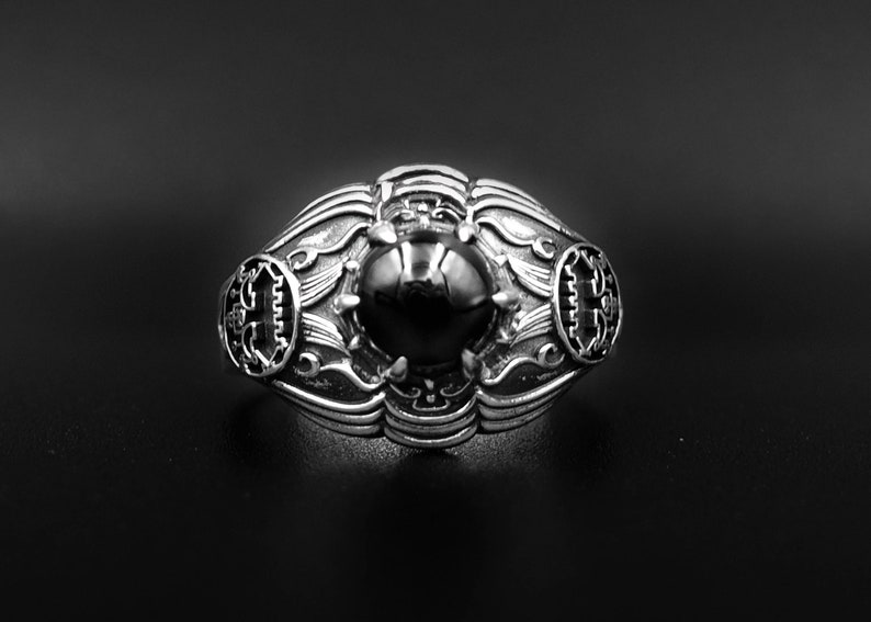 Onyx Belial Sigil Ring Key of Solomon Ring Amulet Ring - Etsy