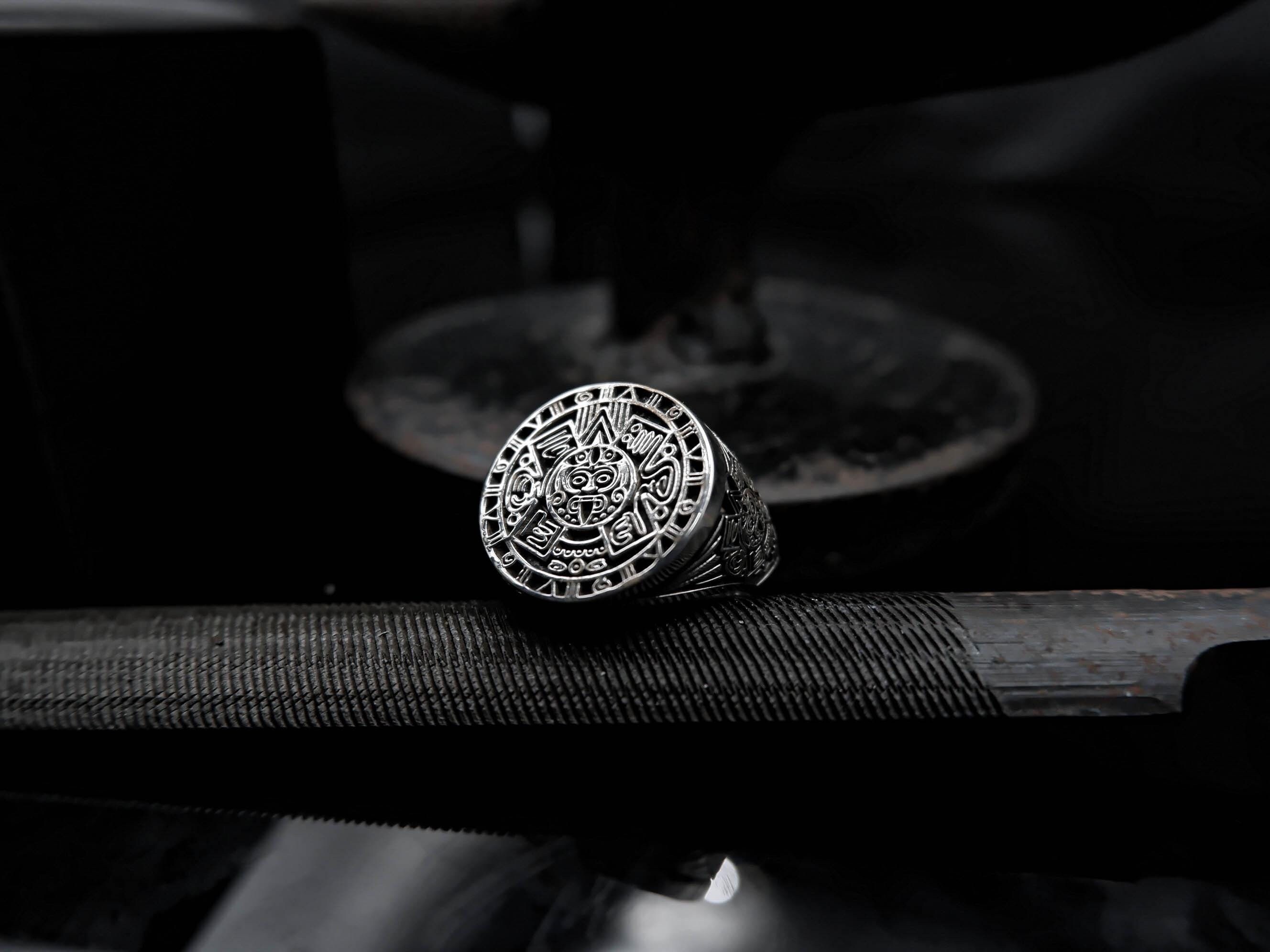 Aztec Sun Ring, Mexican Ring, Mayan Calendar Ring, Aztec Aztec Sun Ring, Mexican Ring, Mayan Calendar Ring, Aztec
