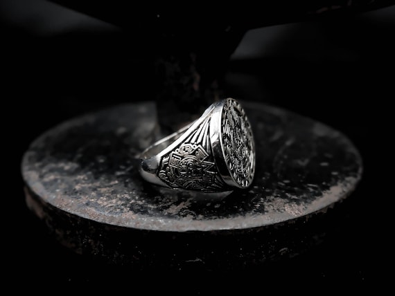 本店は Ring, Mexican Ring, Sun Aztec Mayan Aztec Ring, Calendar アクセサリー