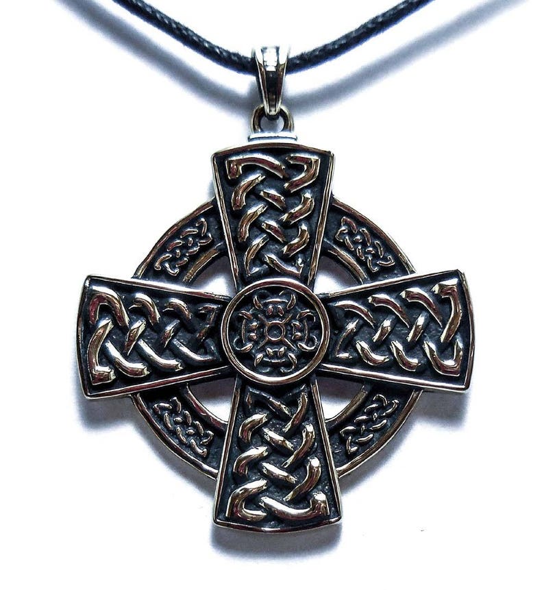 Celtic Cross Pendant Irish Pagan Medieval Norse Pagan Viking | Etsy