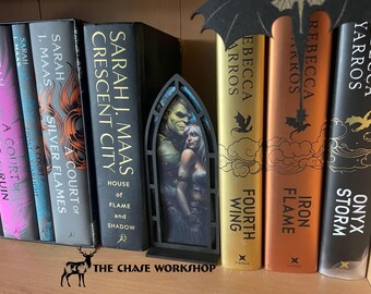 Fantasy Book Shelf Window Wood Decoration Monster Romance Smut Alien Dragon Fairy Fae Elf Elves Lord Lady Spice Up Your Book Shelf!