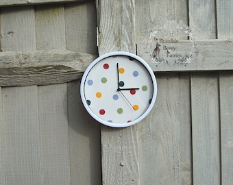 Emma Bridgewater Polka Dot Spots Decoupaged Clock
