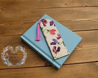 Emma Bridgewater Sweet Peas Wooden Bookmark Book Mark