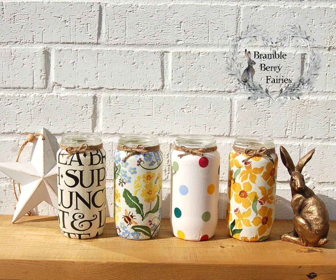 Emma Bridgewater Recycled Jam Jars Make Great Vases Lots of Designs to