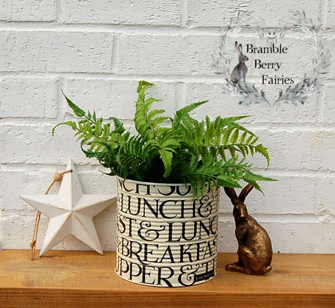 Emma Bridgewater Black Toast Decoupage Large Recycled Tins Make Great
