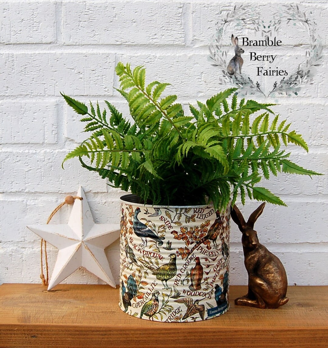 Emma Bridgewater Game Birds Pheasant Partridge Decoupage Large Recycled