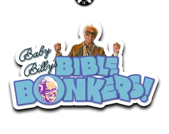 Baby Billy Freeman stickers, Funny Stickers, Baby Billy Sticker Bible Bonkers, Righteous Gemstones Funny Stickers, Sticker Sheets, Laptop