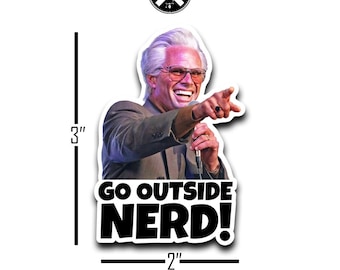 Baby Billy Bible Bonkers, Go Outside Nerd, Baby Billy Go Outside Nerd Sticker, Baby Billy sticker files, Baby Billy, Righteous Gemstones