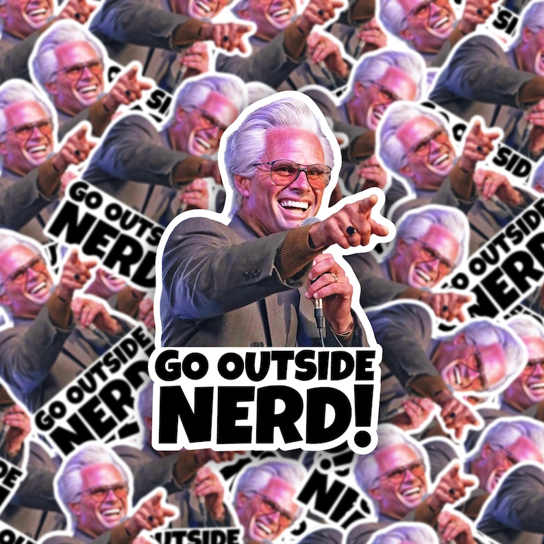 Baby Billy Bible Bonkers, Go Outside Nerd, Baby Billy Go Outside Nerd Sticker, Baby Billy sticker files, Baby Billy, Righteous Gemstones bild 2